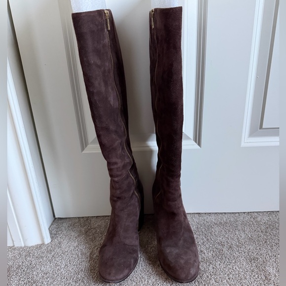 Calvin Klein Shoes - Calvin Klein Dark Brown  Knee High Boots